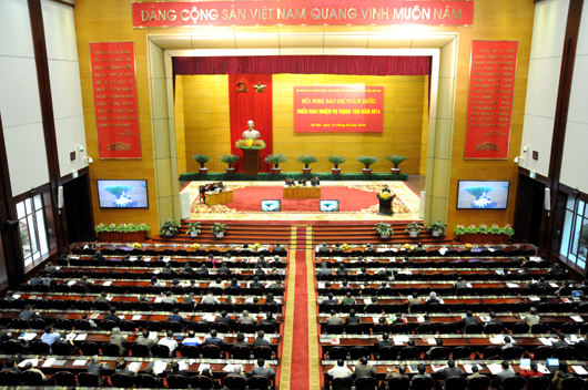 ກອງປະຊຸມສື່ມວນຊົນທົ່ວປະເທດ ຜັນຂະຫຍາຍ ໜ້າທີ່ຈຸດສຸມໃນປີ 2014